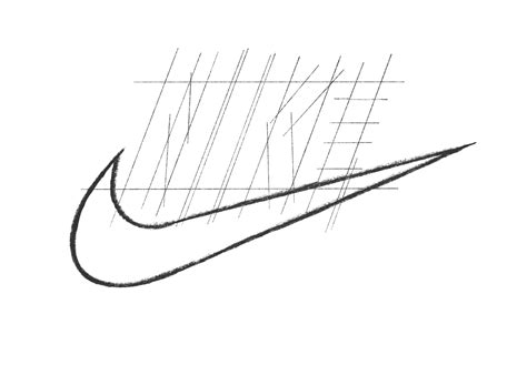 nike swoosh logo drawing